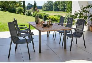 Set vrtnih stolov Maja (6 kos, Antracitne barve, Š x G x V: 59 x 69 x 100 cm)