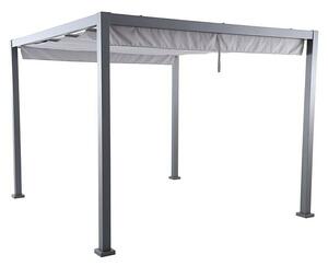 Sunfun Milos Paviljon s platneno streho (Do x Š x V: 294 x 294 x 231,5 cm, Barva ogrodja: Antracit)