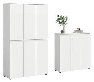 Livetastic Garderobna Omara Scarpa, Bela, 2 Kos