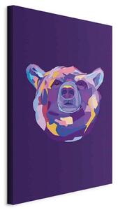 Artgeist Slika Na Platnu Colorful Bear