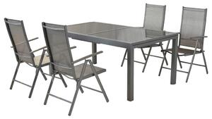 Gardenson Vrtna Garnitura Amalfi, 5-Delno, Rjava