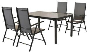 Gardenson Vrtni Set Amalfi, 5-Delni, Siva