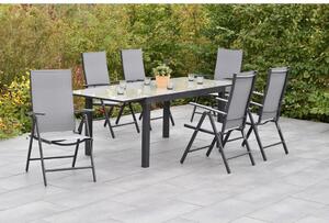 Gardenson Vrtni Set Amalfi, 7-Delni, Siva