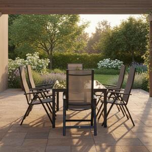 Gardenson Vrtni Set Carrara, 7-Delni, Aluminij