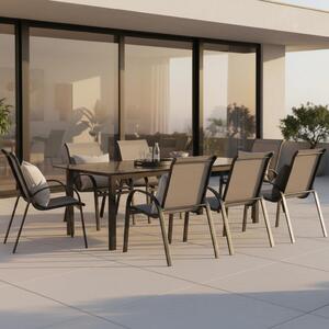 Gardenson Vrtni Set Amalfi, 9-Delni, Aluminij