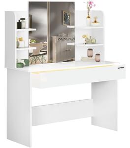 Toaletna mizica LUCIA, 108x40x140cm, bela