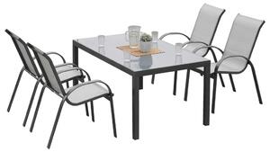 Gardenson Vrtni Set Amalfi, 5-Delni, Aluminij