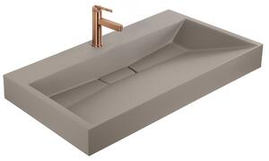 Konglomeratni umivalnik Rea GOYA 100CM Taupe