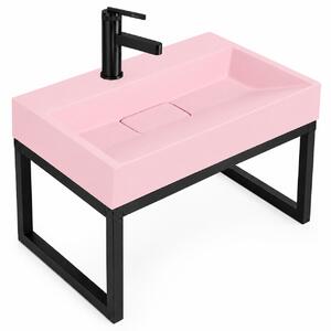 GOYA PINK konglomeratni umivalnik 50CM + stojalo
