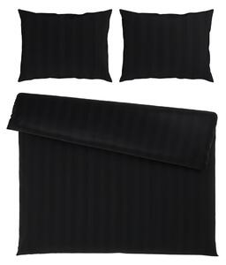 Premium Living Posteljnina Xenia Streif Xxl, Črna, 2x60/80, 200/200