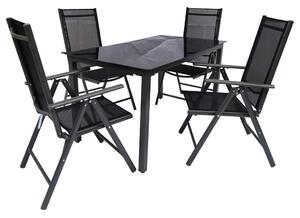 Gardenson Vrtni Set Kalia, Črna, 5-Delno