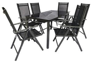 Gardenson Vrtni Set Kalia, Črna, 7-Delno