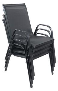 Gardenson Set Vrtnih Stolov Sonlas, Antracit, 4 Kos