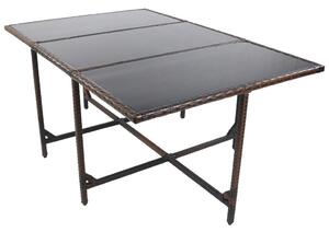 Ambia Garden Vrtna Miza Raloso, Rjava, 170x110cm