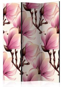 Artgeist Paravan Blooming Magnolias, Dvostranski, 3-Delni