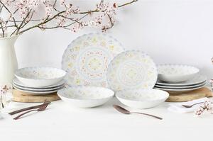 Creatable Jedilni Servis Primavera Pastell, 12-Delni