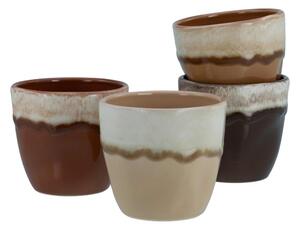 Creatable Set Skodelic Squeezy Mocha, 4-Delni