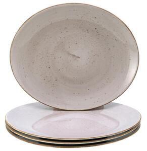 Creatable Set Krožnikov Za Zrezke Brown, 4-Delni