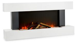 Klarstein Studio Light & Fire 1, električni kamin, 1000/2000 W, MDF, daljinski upravljalnik, bela