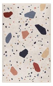 Kremno bela pralna preproga 120x180 cm Cracked Terrazzo – Mila Home