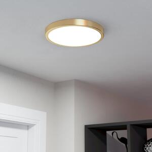 EGLO LED panel za površinsko montažo Fueva 5 IP20 830 medenina Ø28,5cm, Zlata / medeninasta, Dnevna soba / jedilnica, Kovina, Sodobni