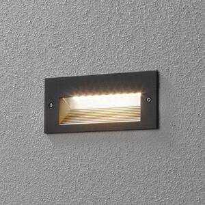 BEGA 33053 LED stenska vgradna svetilka 3.000K grafitna 17 cm