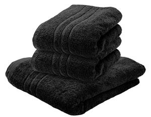 Brisača Comfort 70 x 140 cm črna, 100% bombaž