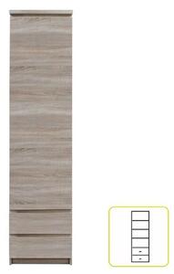 KONDELA Omarica, hrast sonoma, PANAMA TIP 02