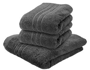 Brisača Comfort 70 x 140 cm temno siva, 100% bombaž