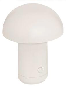LED namizna svetilka FUNGHI 11,2 cm, bela