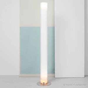 FLOS Stylos talna svetilka v obliki valja, višina 200 cm, Bela, Dnevna soba / jedilnica, Plastika, Dizajn