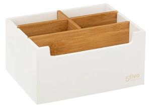 Bel organizator s 5 predelki NATUREO