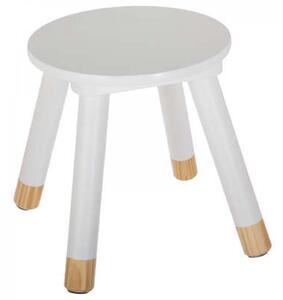 Bel otroški stolček STOOL WHITE