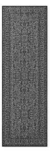 Črno-bel zunanji in notranji tekač 80x250 cm Duet Kona – NORTHRUGS