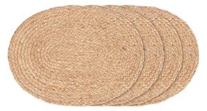 Pogrinjki v kompletu 4 ks iz jute 35x45 cm Bombay – House Nordic