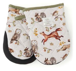 Bombažne kuhinjske rokavice v kompletu 2 ks Forest Fable – Cooksmart ®