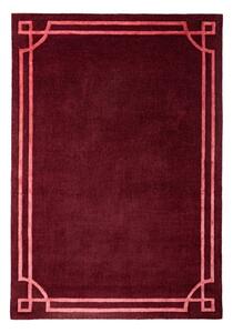 Bordo rdeča ročno tkana volnena preproga 200x290 cm Gatsby – Flair Rugs