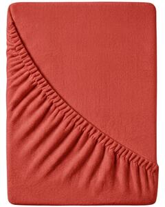 Frotir rjuha rdeča 90x200 cm Gostota vlakna: Lux (190 g/m2)