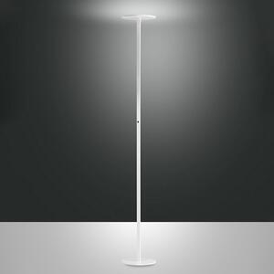 Fabas Luce Talna svetilka Regina LED, bela, CCT, z možnostjo zatemnitve, višina 180 cm, zatemnjen, Bela, Dnevna soba / jedilnica, Kovina, Sodobni