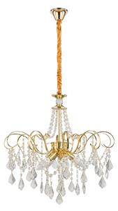 Kristalna viseča svetilka SWE081-CP 60cm GOLD