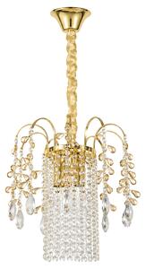 Kristalna viseča svetilka SWE090-CP 30cm GOLD