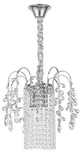 Kristalna viseča svetilka SWE089-CP 30cm CHROME