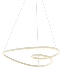 Skandinavska viseča svetilka bež 72 cm vklj. LED s 3-stopenjskim zatemnjevanjem - Circuit