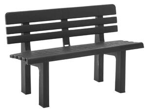 Vrtna klop GENZIANA, 110x52x71cm, antracit I.P.A.E-Progarden