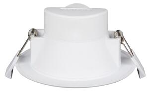 PRIOS Prios LED svetilka za vgradnjo Rida, komplet 10 kosov, bela, 15 cm, CCT, IP44, zatemnjen, Bela, Kopalnica, Aluminij, Sodobni, Vgradne svetilke okrogle