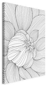 Artgeist Slika Na Platnu Flower Line
