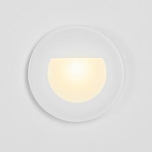 BRUMBERG Wall Kit68 LED vgradna svetilka ravna okrogla, Bela, Hodnik, Kovina, Sodobni, Vgradne svetilke okrogle