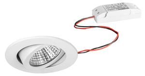 BRUMBERG LED vgradno reflektorsko svetilo IP65 okroglo preklopno, Bela, Hodnik, Kovina, Sodobni, Vgradne svetilke okrogle