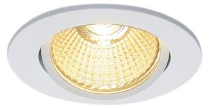 SLV New Tria 68 vgradni reflektor LED 3.000K okroglo bele barve