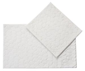 Kremno bele kopalniške preproge v kompletu 2 ks 60x100 cm Rabbit – Foutastic